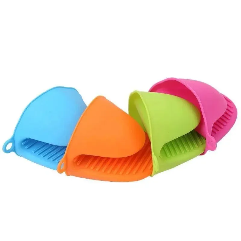 2 Pieces silicone heat resistant cooking pinch mitts, mini oven mitts