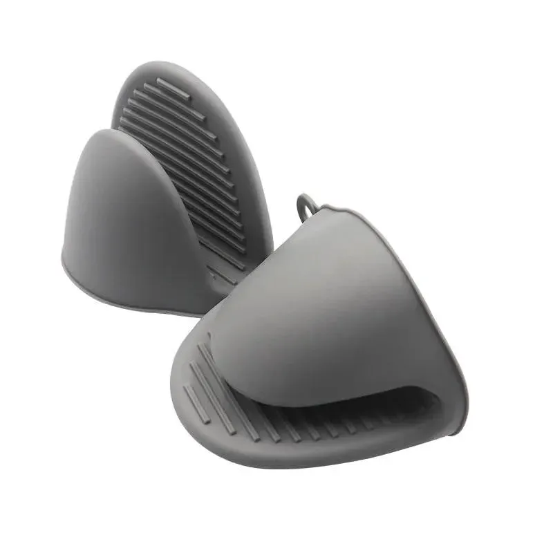 2 Pieces silicone heat resistant cooking pinch mitts, mini oven mitts