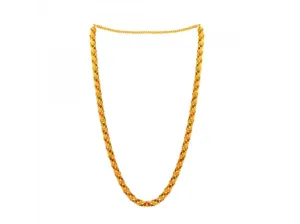 22k Stunning Gold Moff Chain With Meenakari Detailing