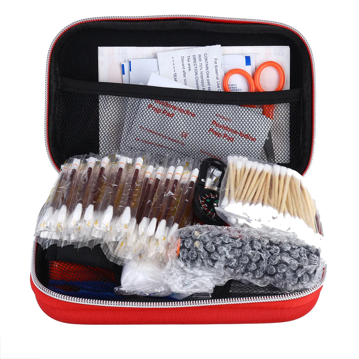 250Pcs First Aid Survival Kit Emergency Bag Gear For Travel Camping Outdoor Home - SOS
