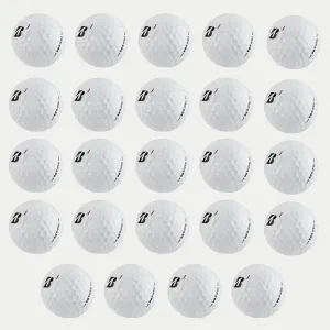 36 Bridgestone B RX White Golf Balls - Recycled