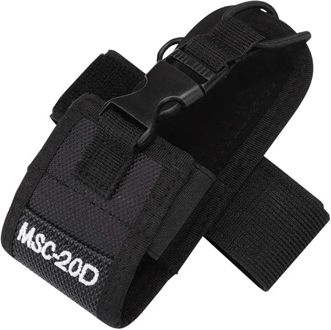 Agatige Radio Pouch, Radio Holder Universal Walkie Talkie Bag Multi-Function Pouch Case Holder Nylon Lightweight Anti-wear Arm Bag with Armband for Phone Two Way Radio