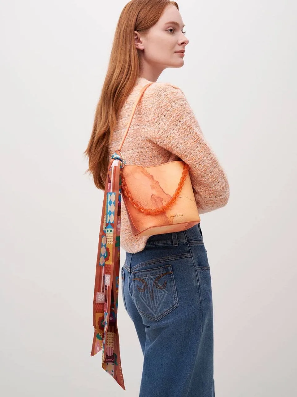 Alcott Scarf Bucket Bag