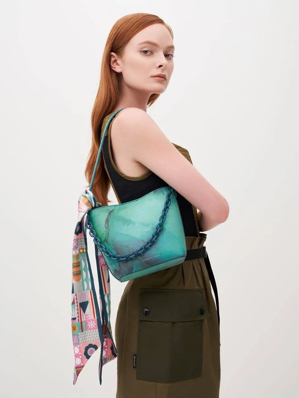 Alcott Scarf Bucket Bag