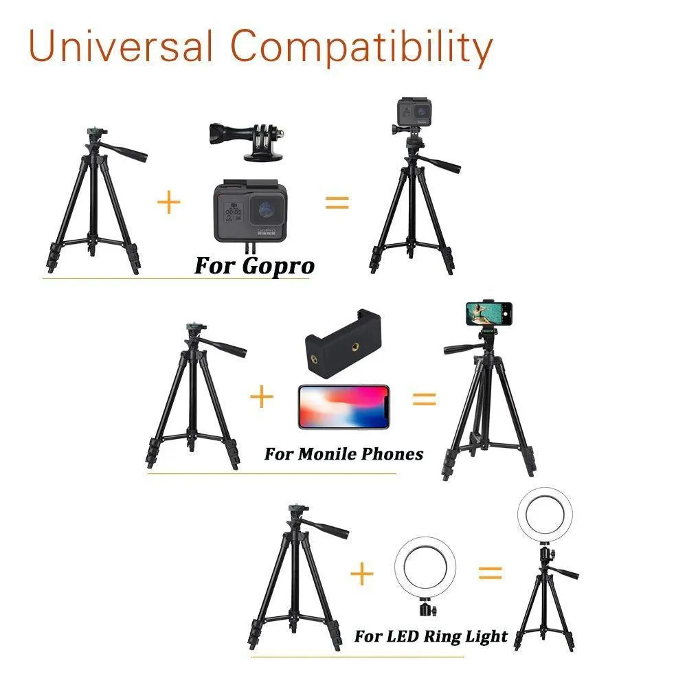 Aluminum Phone Tripod Stand: Capture Stunning Shots Anywhere