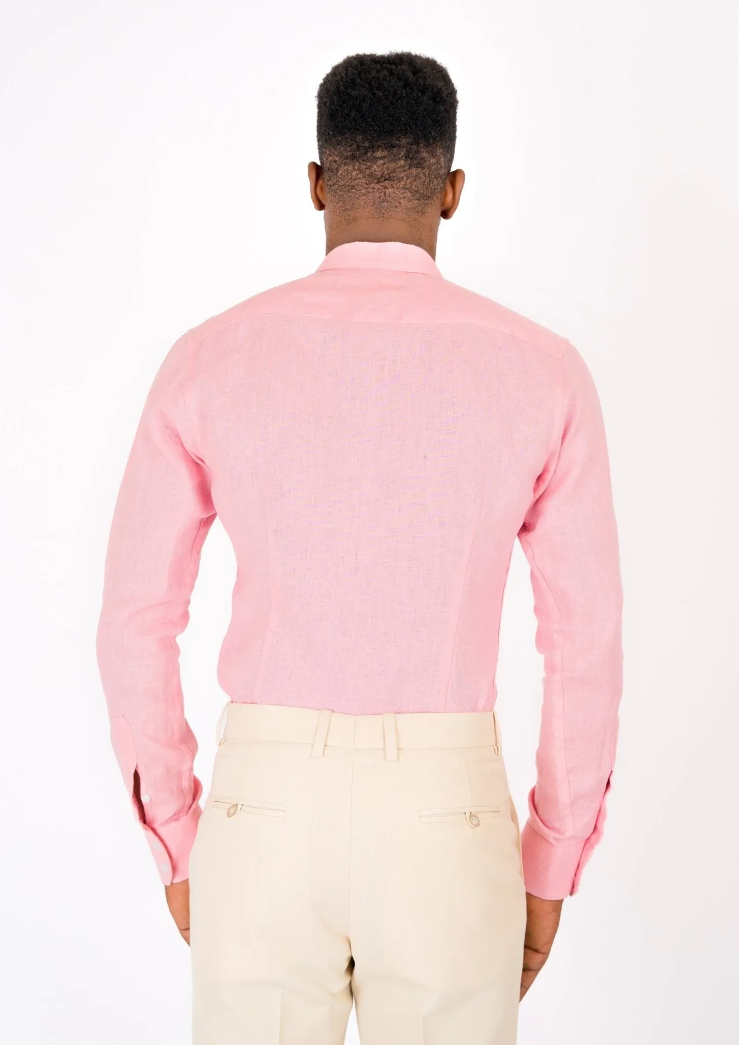 Amaranth Pink Linen Shirt