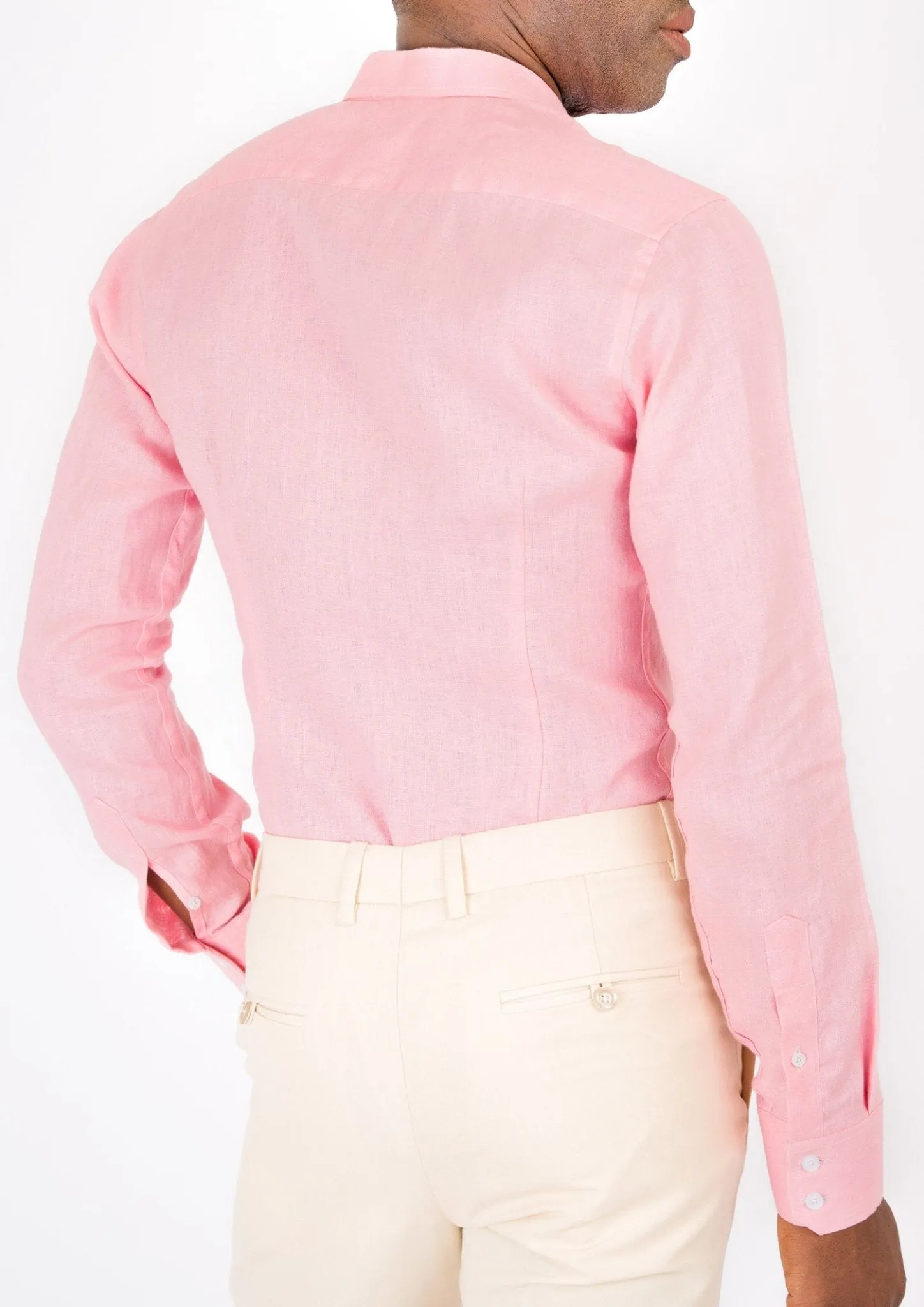 Amaranth Pink Linen Shirt