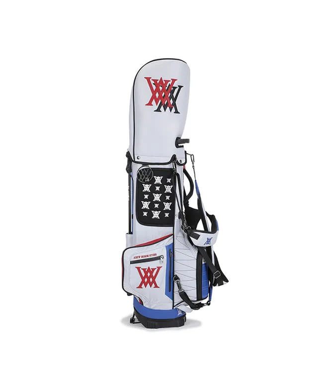 ANEW Golf: Double Logo Stand Bag - White