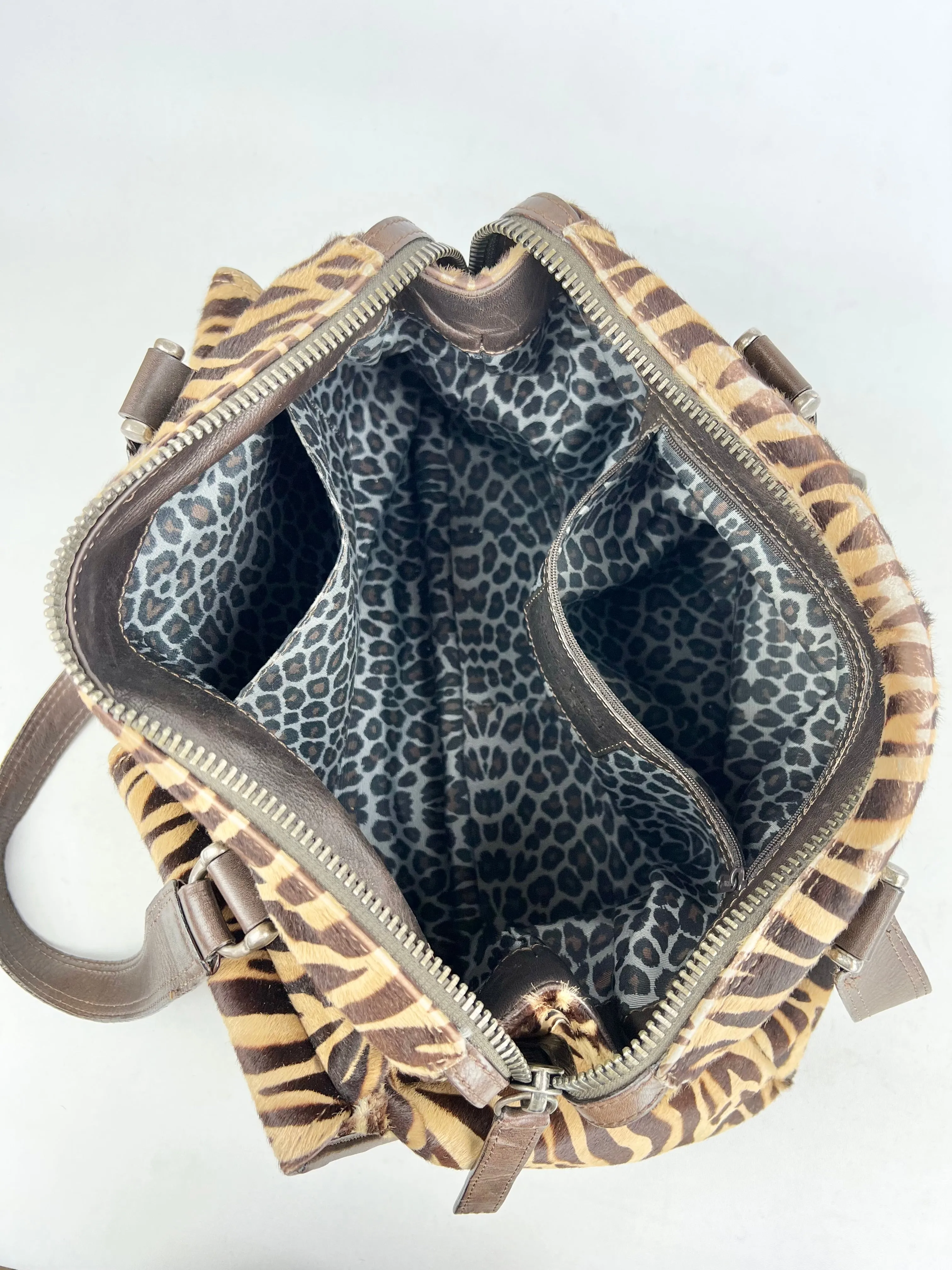 Animal Print Cowhide   Leather Bag