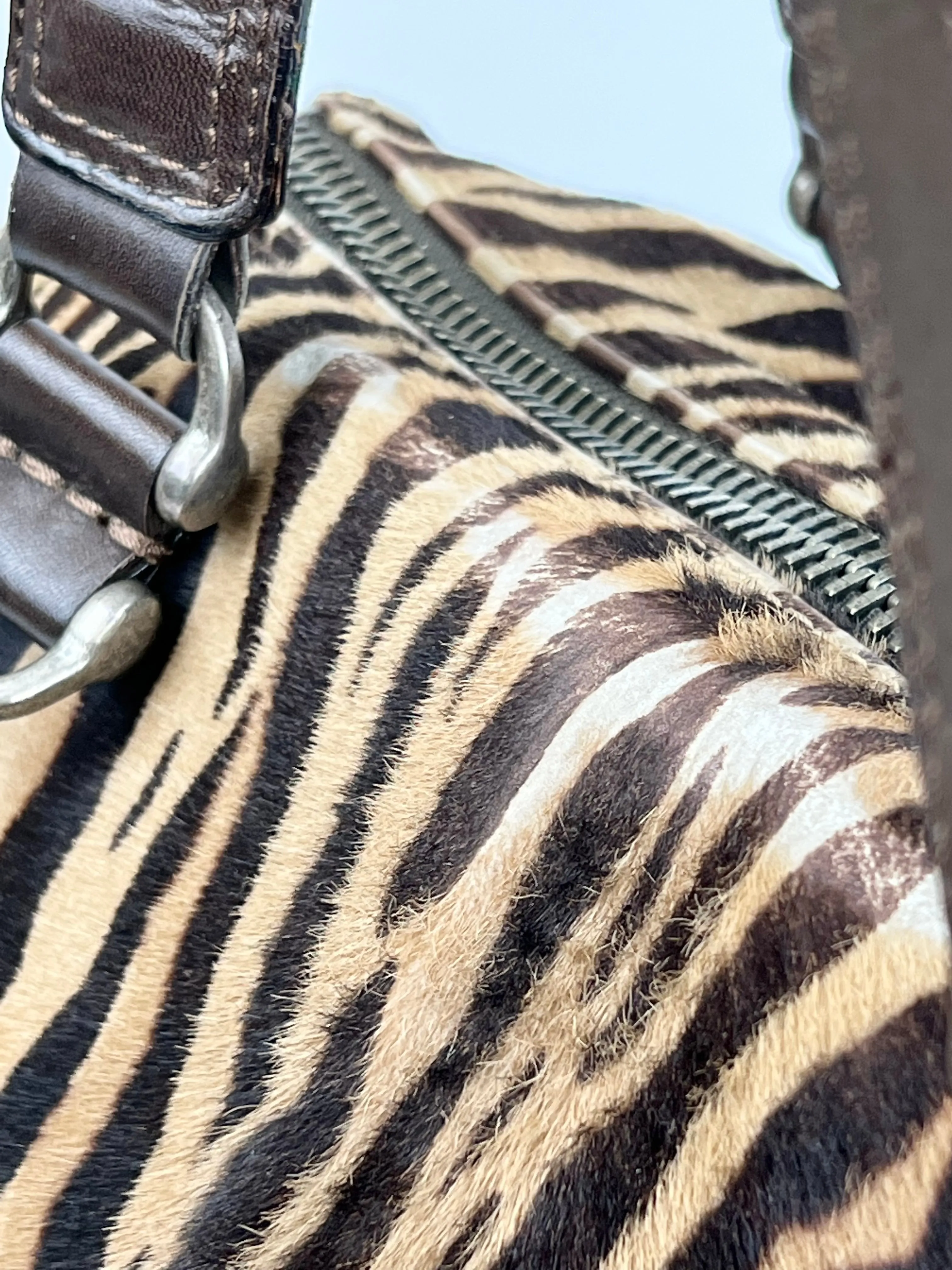 Animal Print Cowhide   Leather Bag