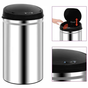 Automatic Sensor Trash Can 40L Stainless Steel
