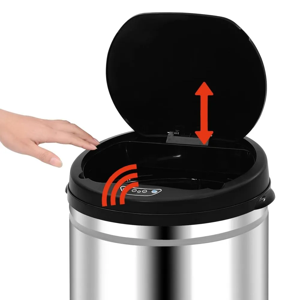 Automatic Sensor Trash Can 40L Stainless Steel
