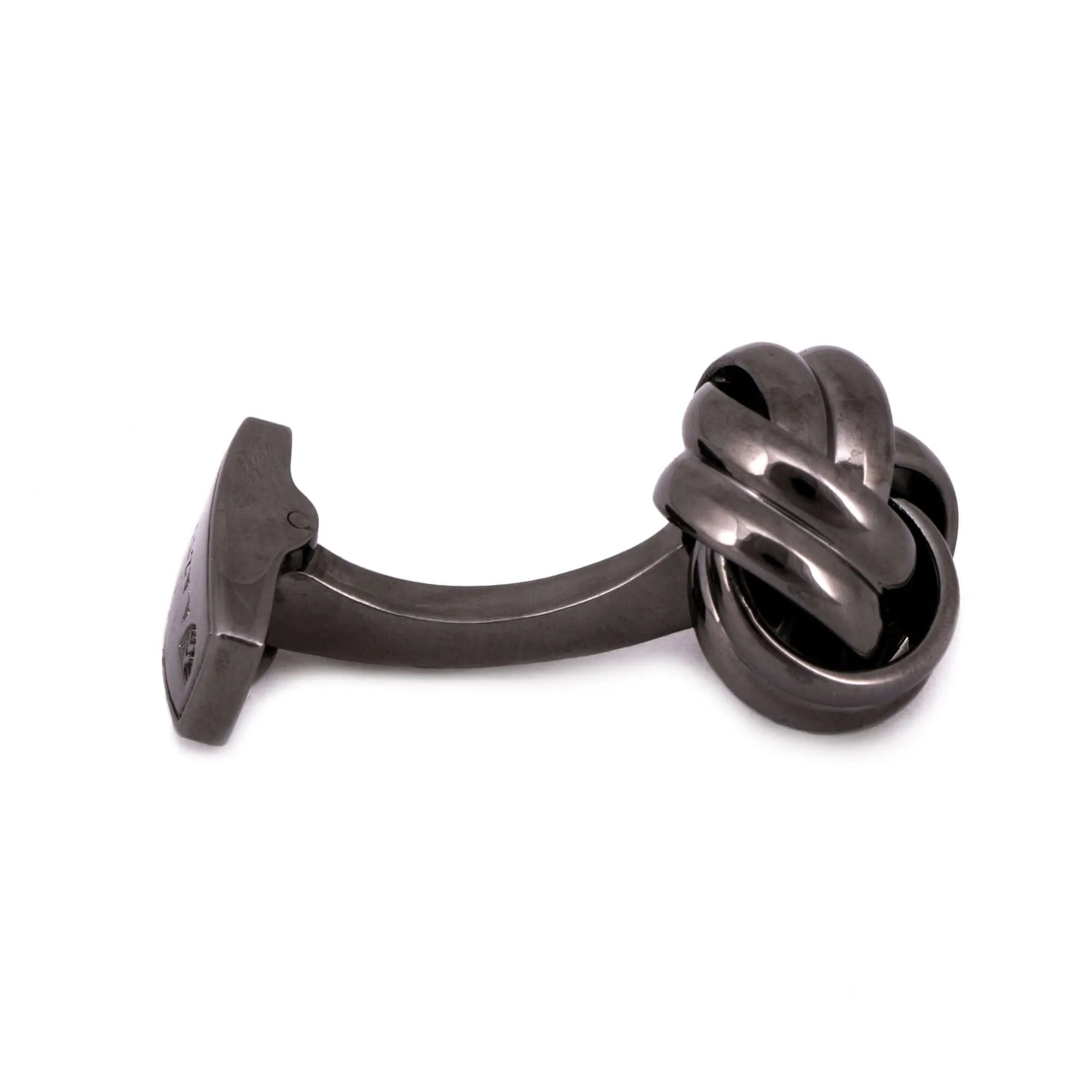 Azthom Gordian Knot Gunmetal-plated Cufflinks