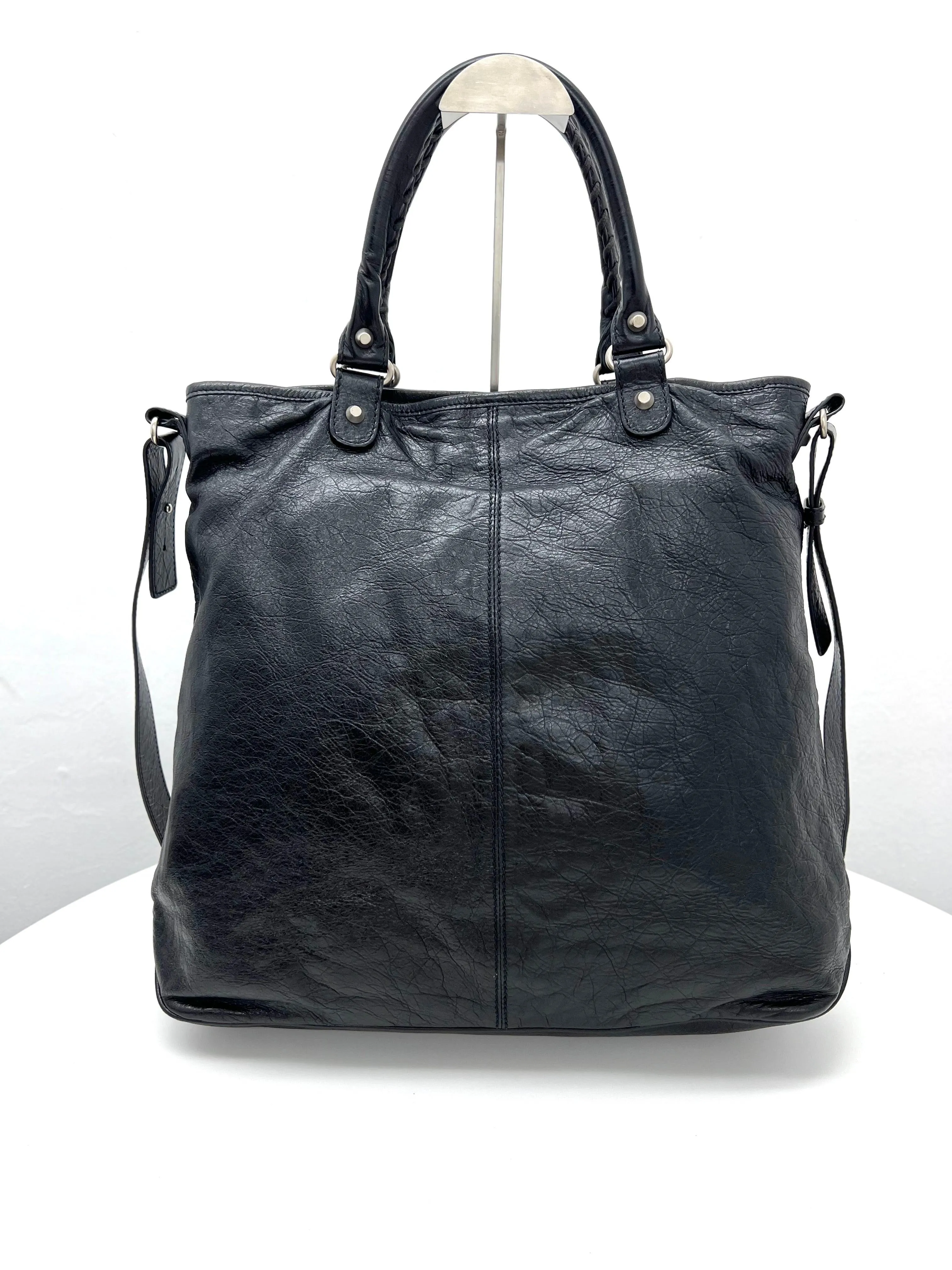 Balenciaga 2-way bag Black Classic Smart Leather Tote Bag