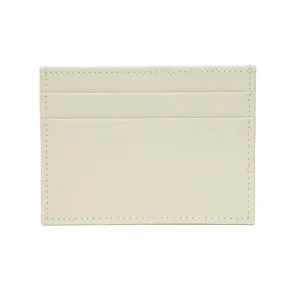 Beige Grained Leather Card Holder 米黄色真牛皮信用卡套 CH19006e