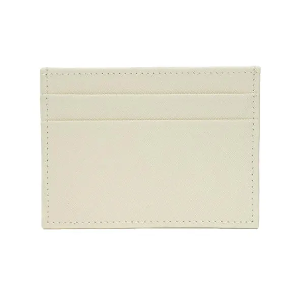 Beige Grained Leather Card Holder 米黄色真牛皮信用卡套 CH19006e