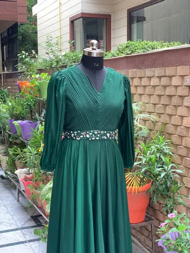 Bottle Green Stunning Gown