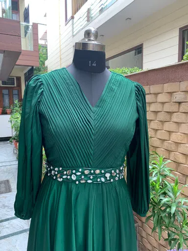 Bottle Green Stunning Gown