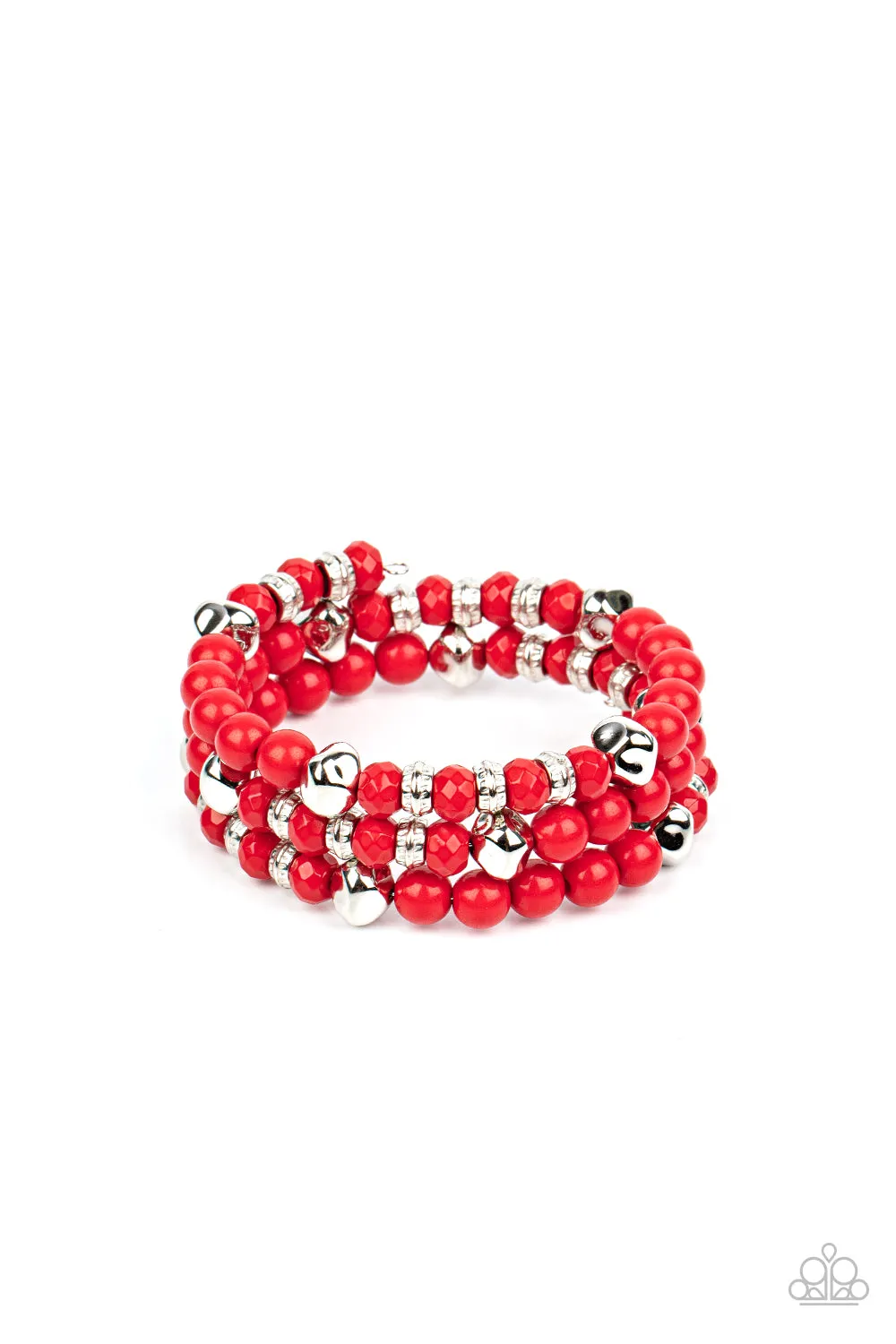 Bracelets Vibrant Verve - Red B241