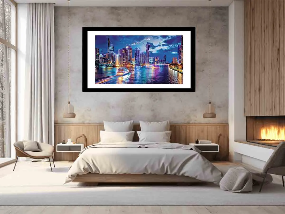 Brisbane River Print - Stunning Wall Art with Premium Frame