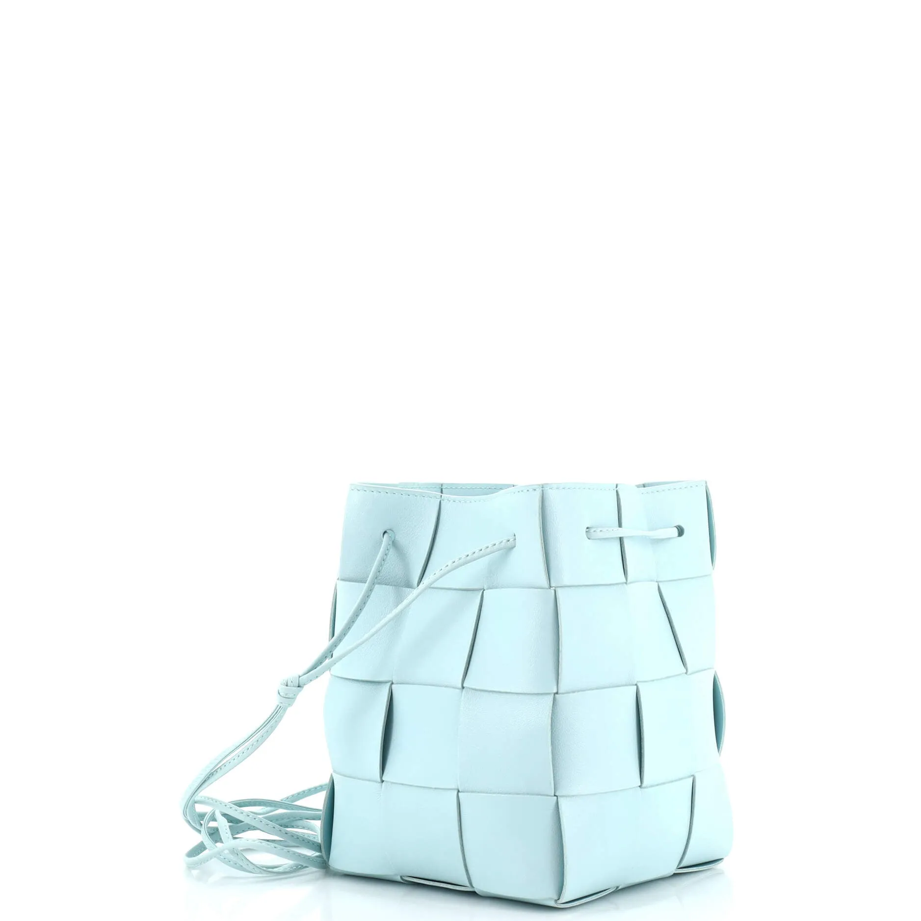 Cassette Bucket Bag Maxi Intrecciato Leather Small
