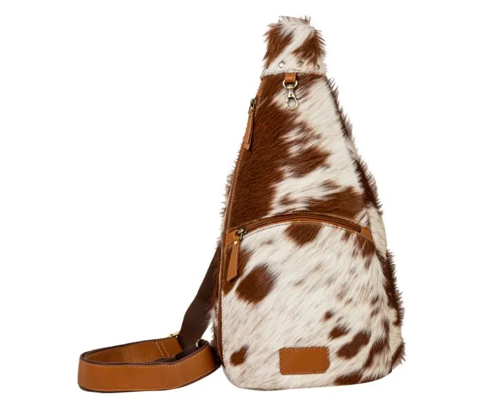 Cullom Trail Hair-on Hide Bucket Sling Bag