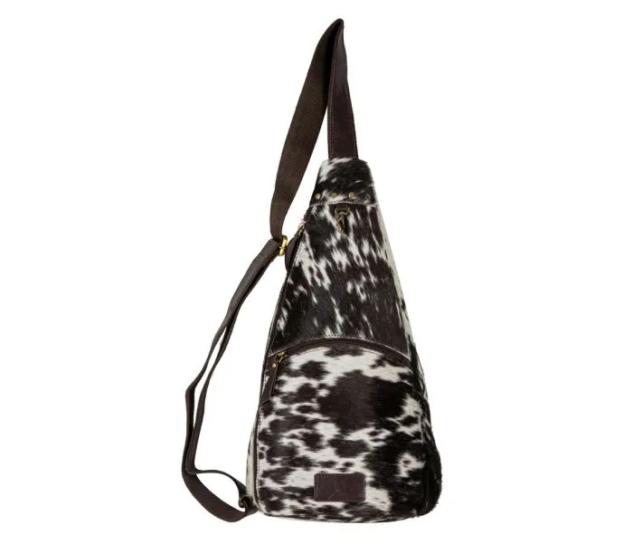 Cullom Trail Hair-on Hide Bucket Sling Bag