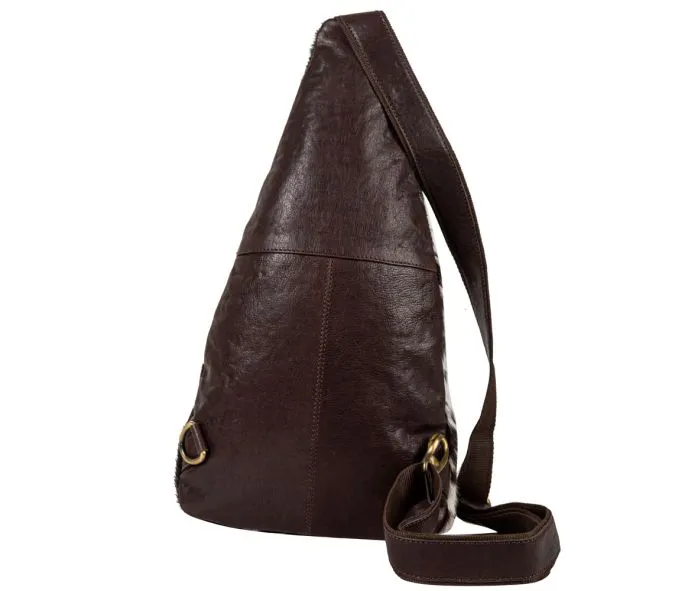 Cullom Trail Hair-on Hide Bucket Sling Bag