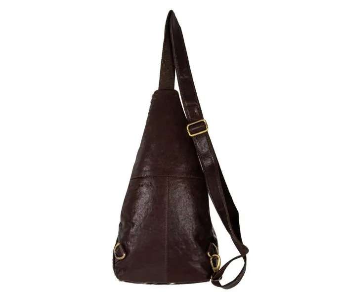 Cullom Trail Hair-on Hide Bucket Sling Bag