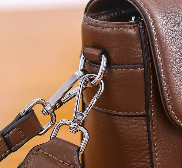 Cute Womens Leather Satchel Bag Crossbody Bags Purse for Women