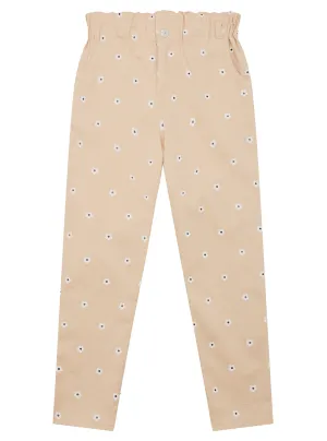 Daisy Print Straight Leg Pants (2-7)
