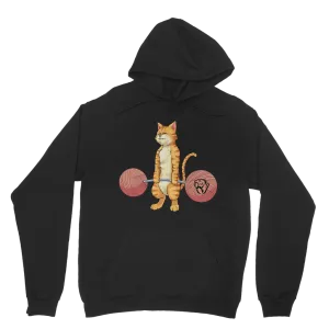 Deadlifting Ginger Cat Hoodie (UK)