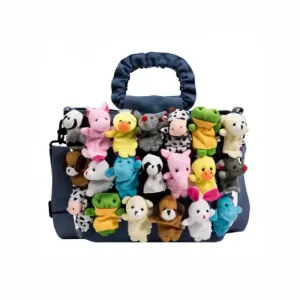 Denim Bucket Cartoon Toy Decoration Handbag
