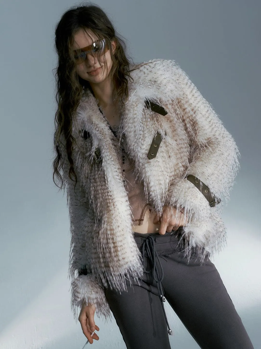 Eco-Friendly Faux Fur Jacket
