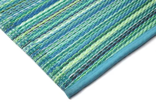 Eco Friendly Outdoor Rug - Cancun Aqua