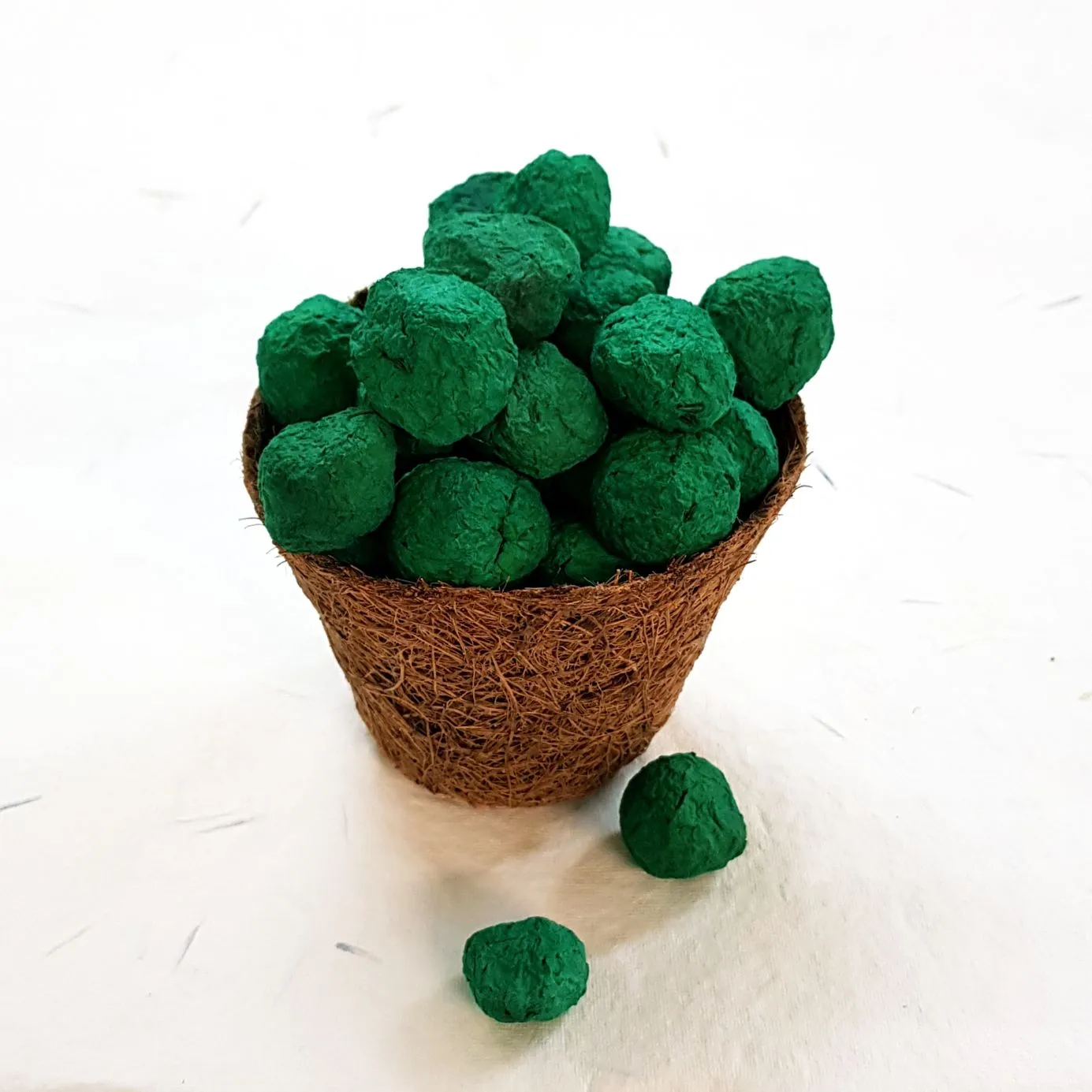 Eco-Friendly Plantable Seed Balls