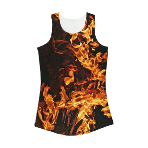 fireflames copy Flames Racerback Women Tank Top