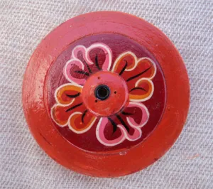 Floral Wooden Incense Burner