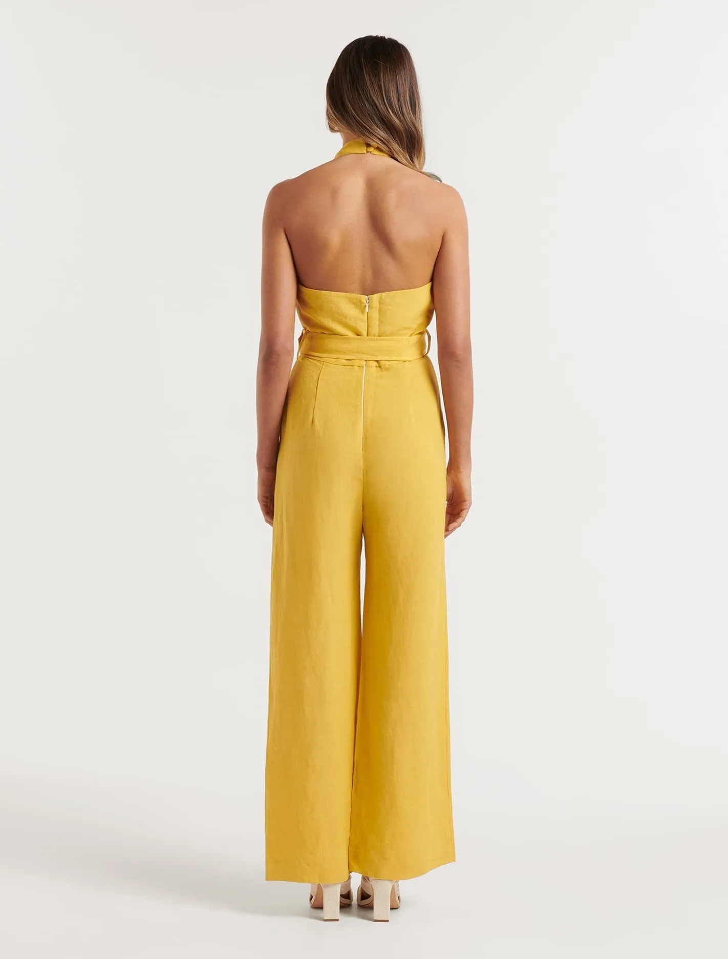Gabriella Halter Cross Front Jumpsuit