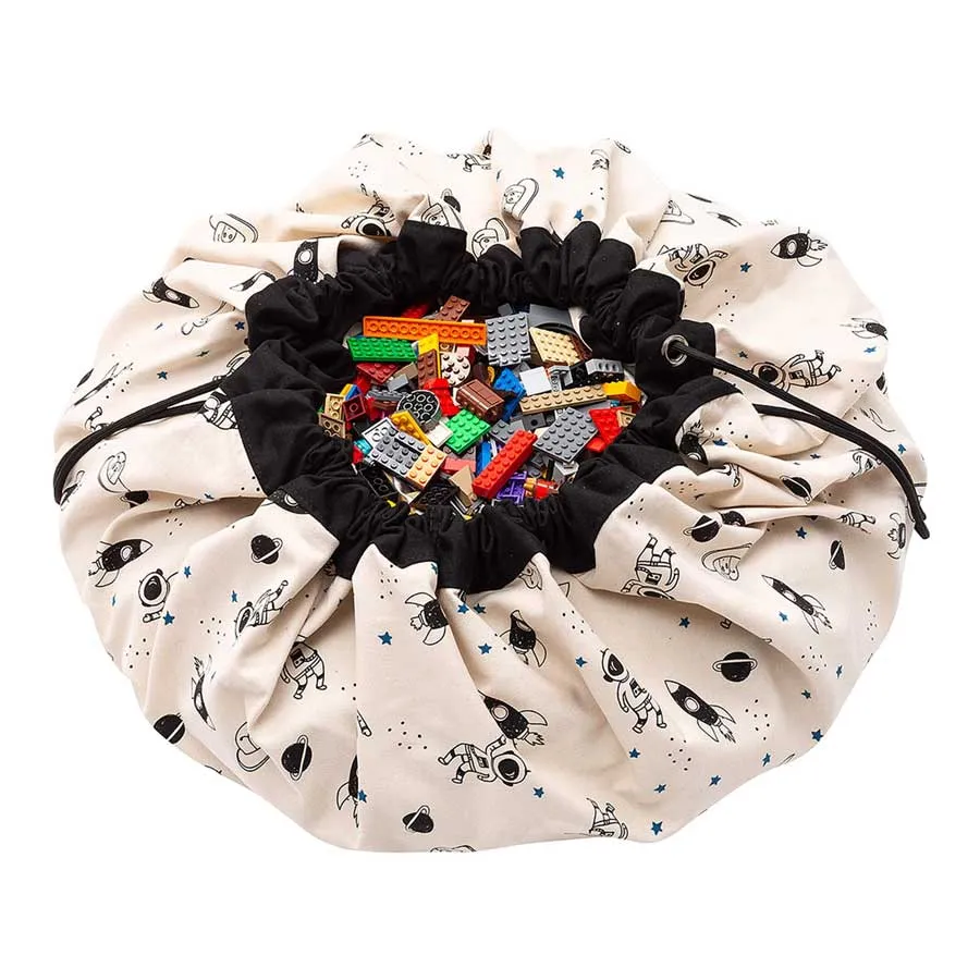 Glow In The Dark Space Storage Bag & Play Mat - Large