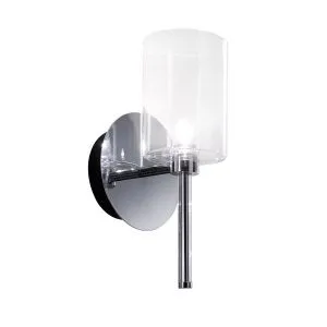 Grey, Red And Crystal Spillray Ap Wall Light From Axo Light