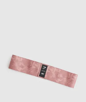 Gymshark Light Glute Band - Alice Pink Print