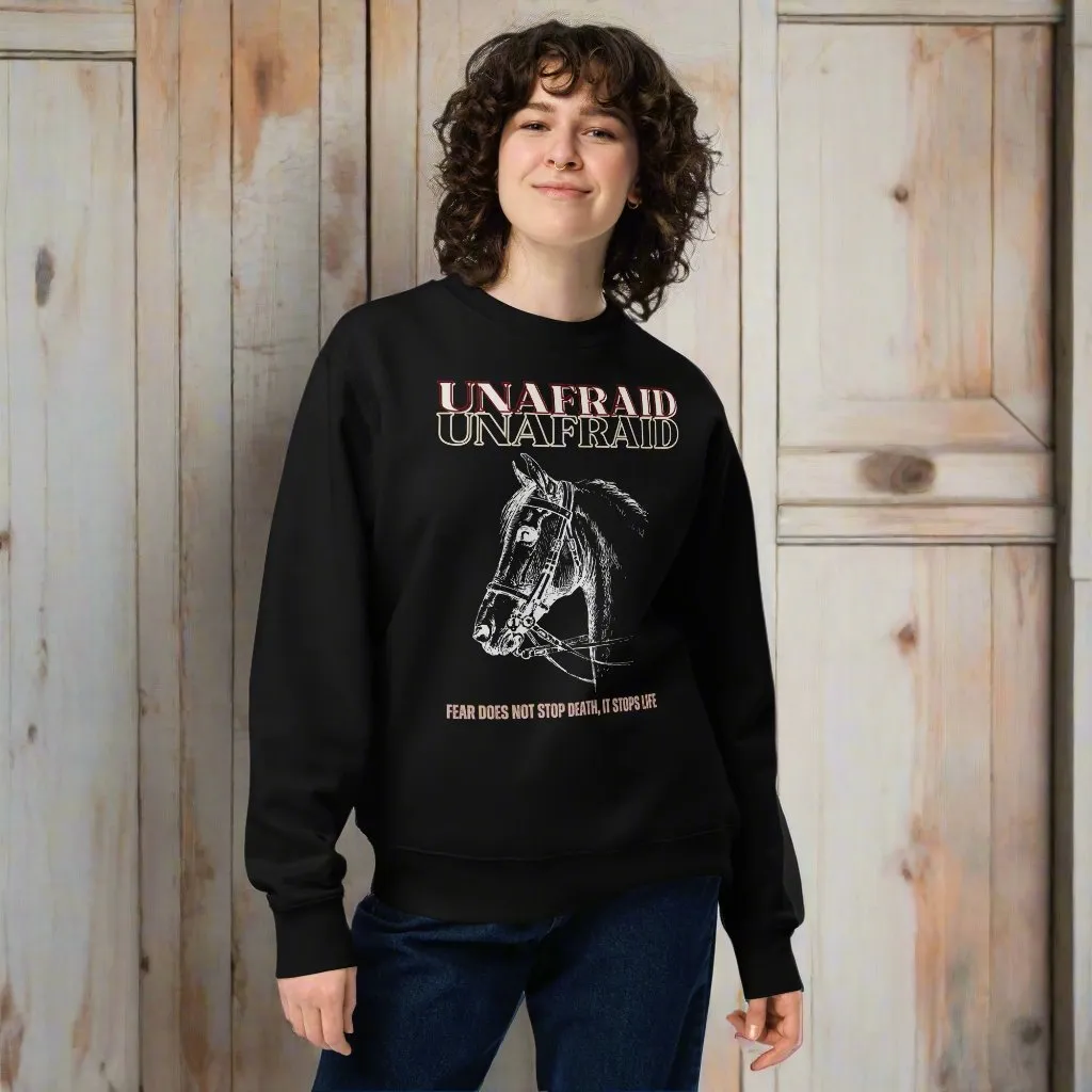 Horse Lover Sweatshirt – 100% Organic Cotton, Eco-Friendly