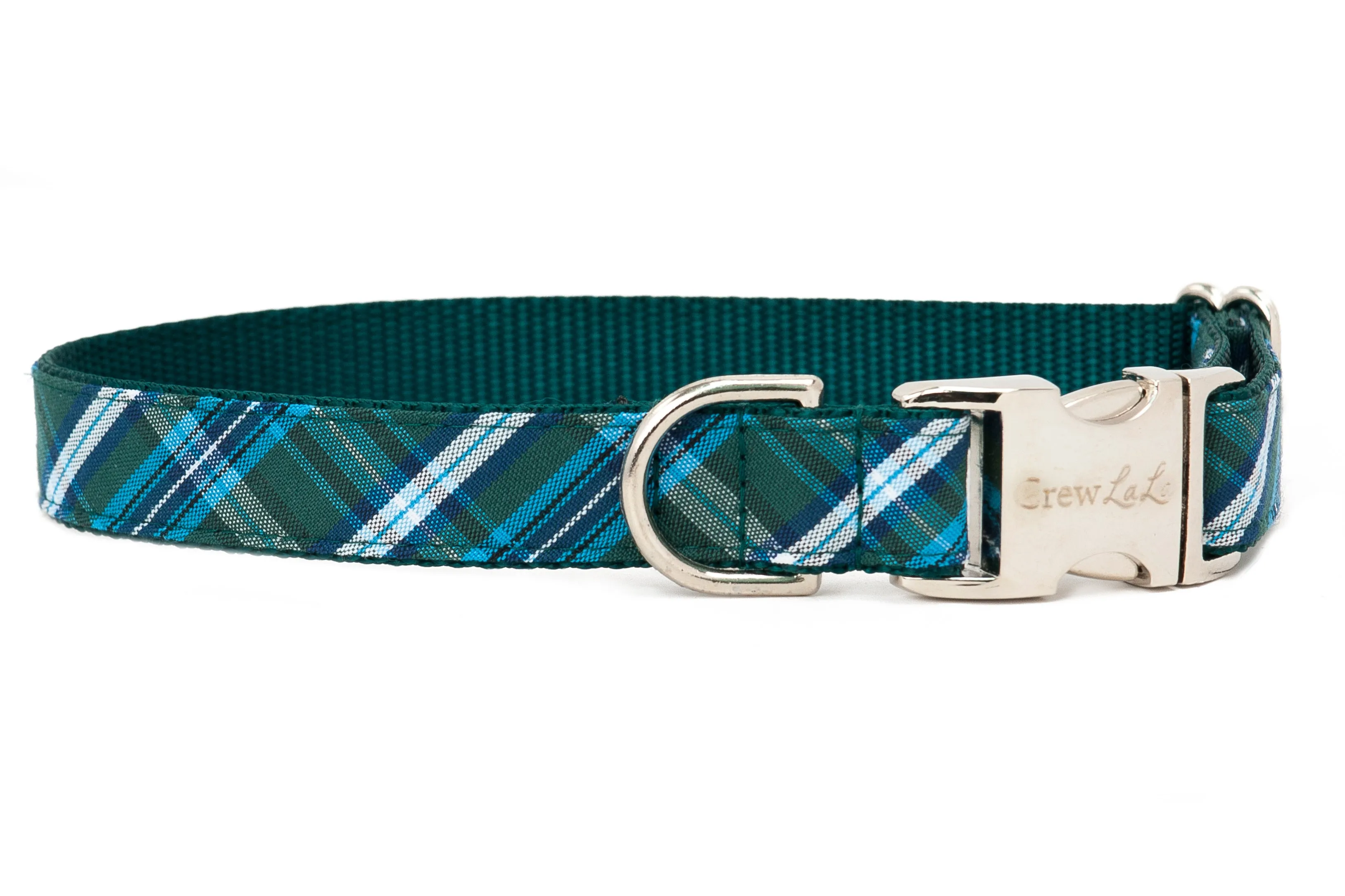 Hunter Plaid Bow Tie Dog Collar
