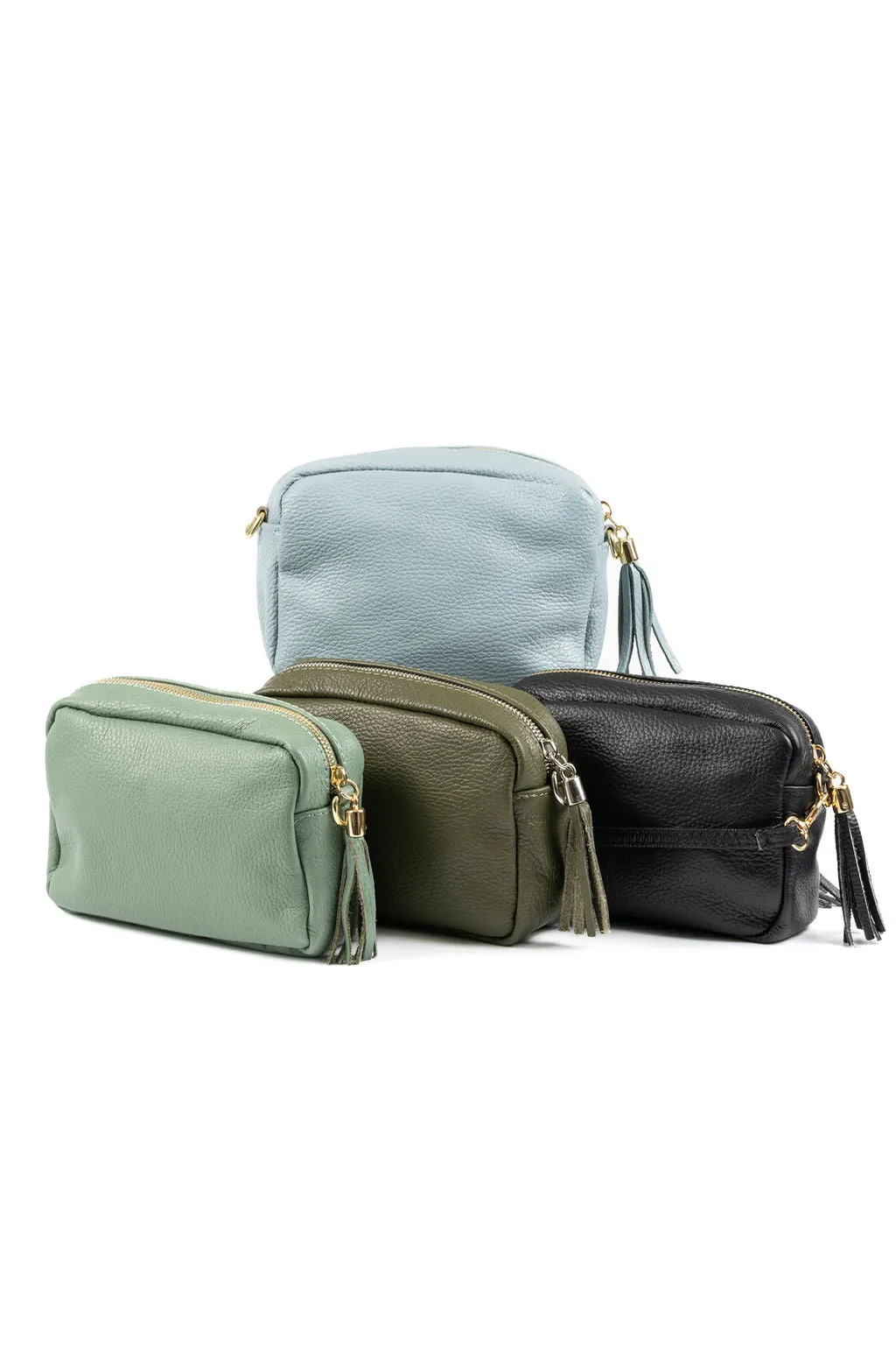 IL GIGLIO Brick Leather Cross Over the body Bag