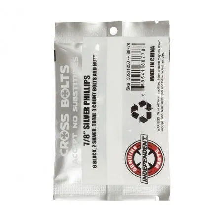 INDEPENDENT PHILLIPS HARDWARE 7/8” SILVER