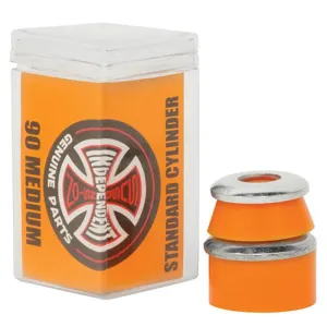 Independent Trucks Cylinder (90a) Medium Orange w/washers Skateboard Bushings 2pr