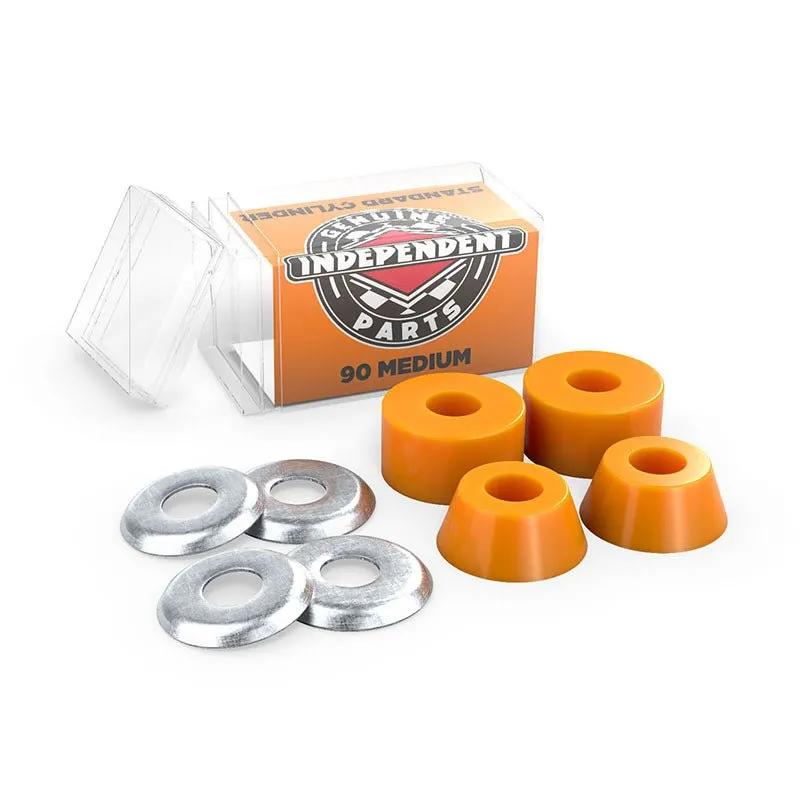 Independent Trucks Cylinder (90a) Medium Orange w/washers Skateboard Bushings 2pr