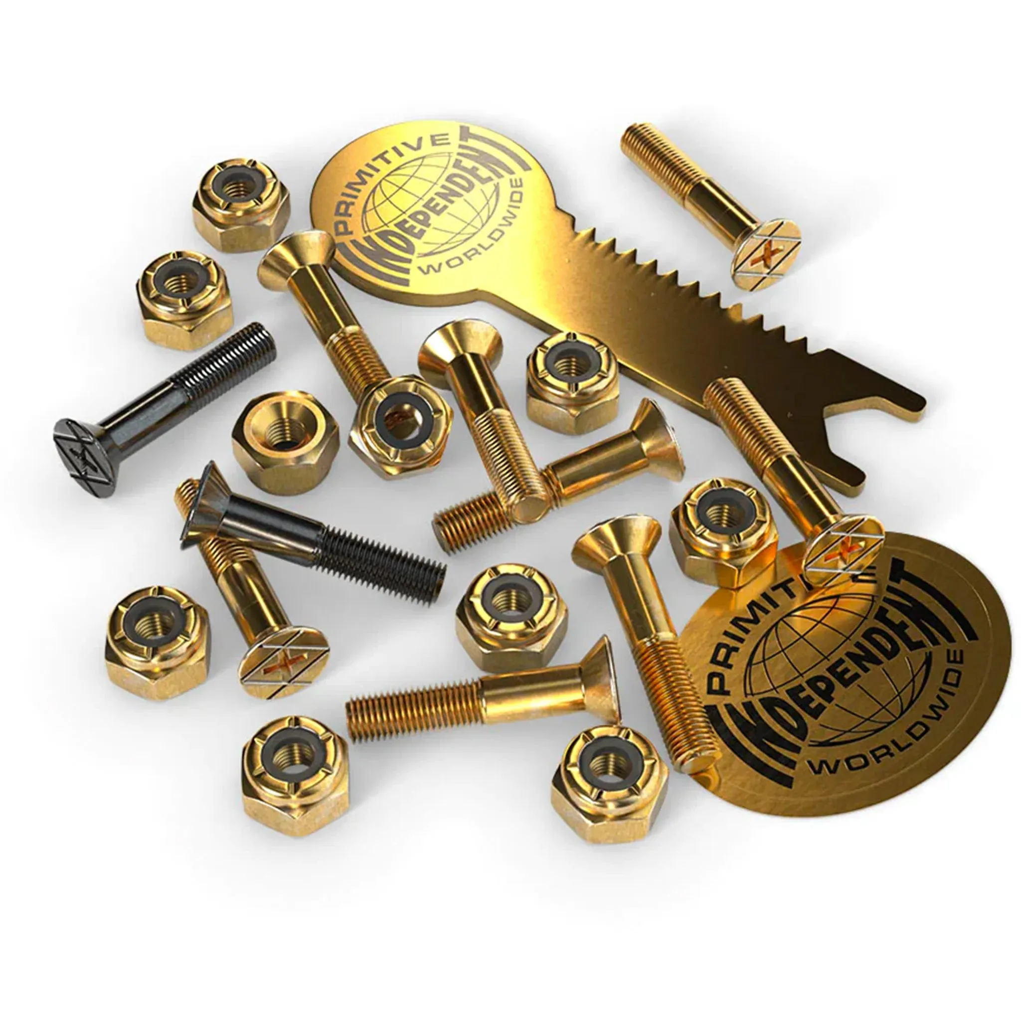 INDEPENDENT X PRIMITIVE HARDWARE PHILLIPS 1" GOLD/BLACK