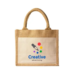 Jute Bag with Canvas Pocket TTF-402